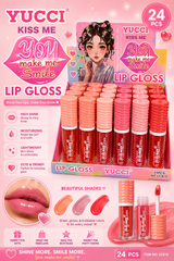 YUCCI "You Make Me Smile" Lip Gloss - High Shine, Non-Sticky Moisturizing Glow Lip Oil