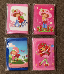 Cute Strawberry Girl Kids Wallet – Cartoon Coin Purse & Card Holder 12 pc