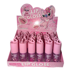 Moisturizing Lip Gloss – Cute Heart Wand Lip Gloss (24pc)
