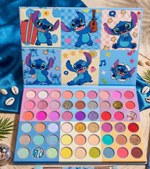 Tropical Cartoon Inspired Colorful Eyeshadow Palette – Glitter & Matte Makeup Palette
