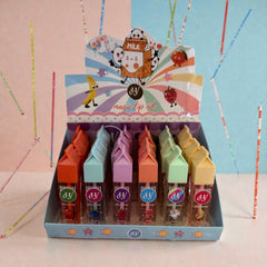 Magic Milk Carton Lip Oil Set – Cute Kawaii Moisturizing Lip Gloss Collection Display