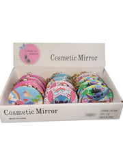 12PC Cartoon Inspired Compact Mirror Keychain Set – Cute Wholesale Pocket Mirrors