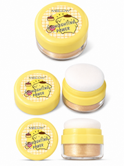 Kawaii Character Highlighting Powder with Puff Applicator – Shimmer Glow Face & Body Highlighter –
