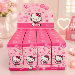 24 Piece Cute Kitty Inspired Roll-On Perfume Display Box – Wholesale Mini Fragrance Set | Boutique Reseller Collection