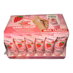 Strawberry Hand Cream Set (24PCS) – Moisturizing Mini Hand Lotion Bulk Pack | Cute Wholesale Beauty