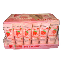 Strawberry Hand Cream Set (24PCS) – Moisturizing Mini Hand Lotion Bulk Pack | Cute Wholesale Beauty