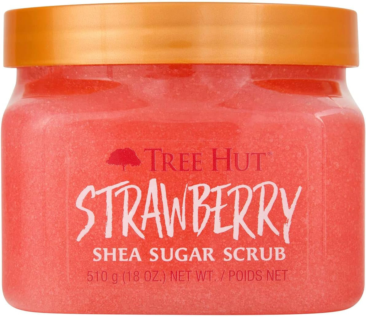 - Exfoliante Corporal De Azúcar - Strawberry - Bote 510 G - Contiene Ácido Beta Hidróxido Y Manteca De Karité - Ayuda a Restaurar El Brillo De La Piel - Nutre Y Suaviza La Piel Seca